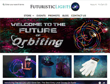 Tablet Screenshot of futuristiclights.com